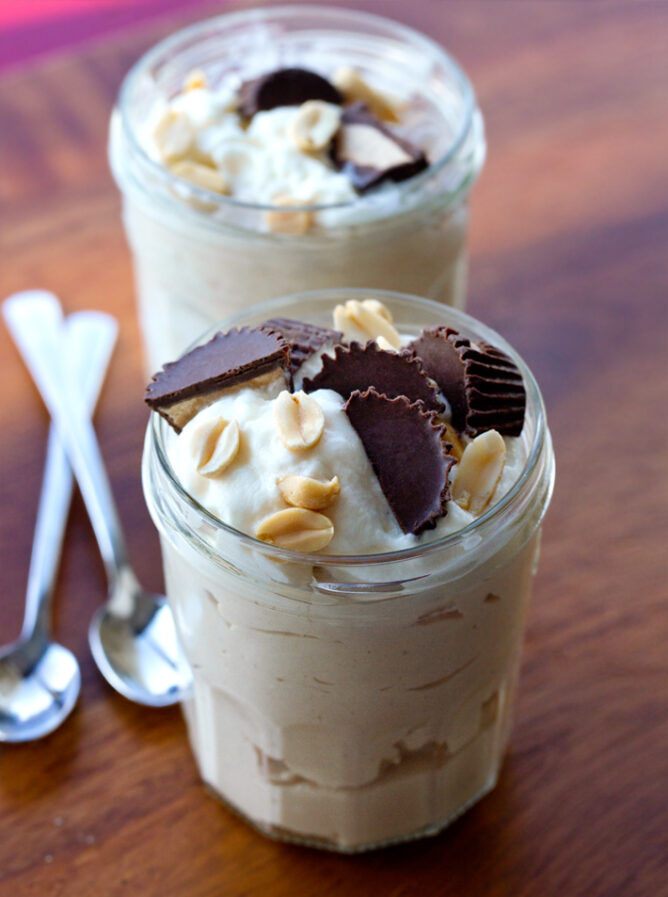 3 Ingredient Peanut Butter Mousse With Coconut Milk