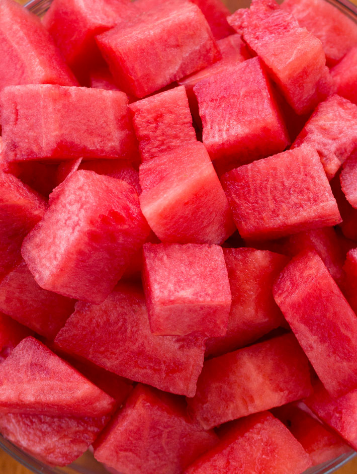Chopped Watermelon