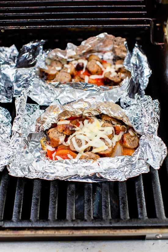 foil packet dinner on the grill