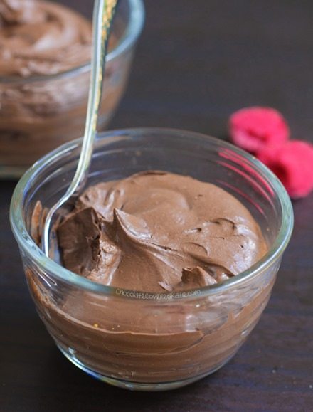 healthy chocolate pudding