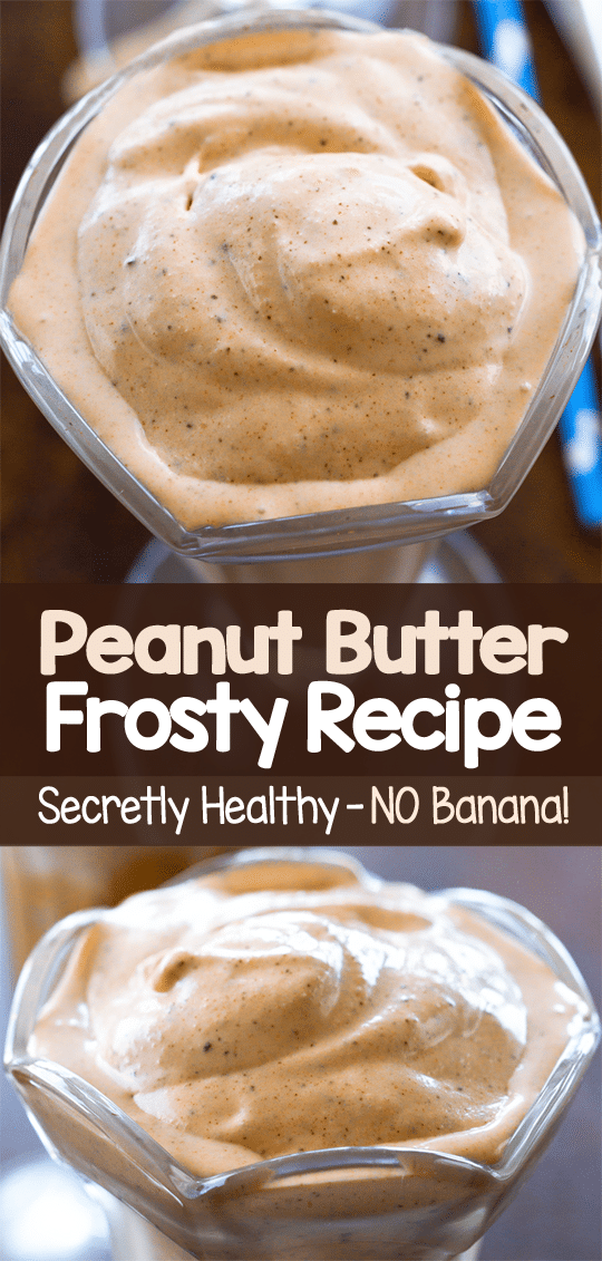 Healthy Snack Peanut Butter Frosty