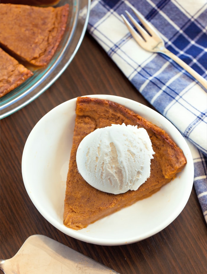 No Crust Healthy Pumpkin Pie Recipe