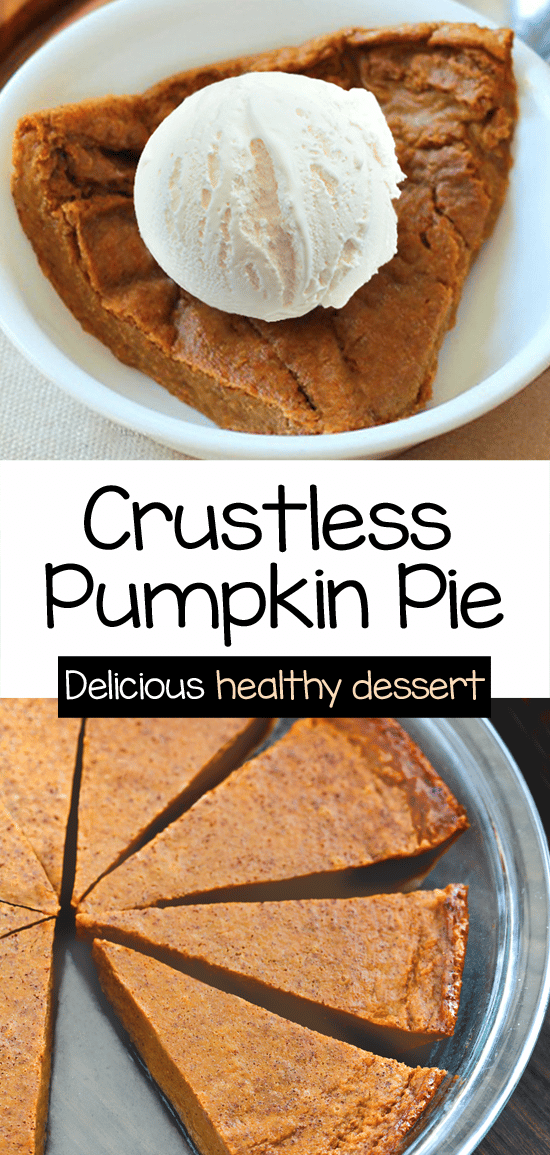 Crust Free Pumpkin Pie Recipe