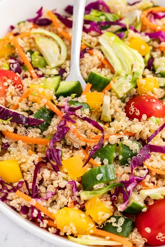 vegan quinoa salad
