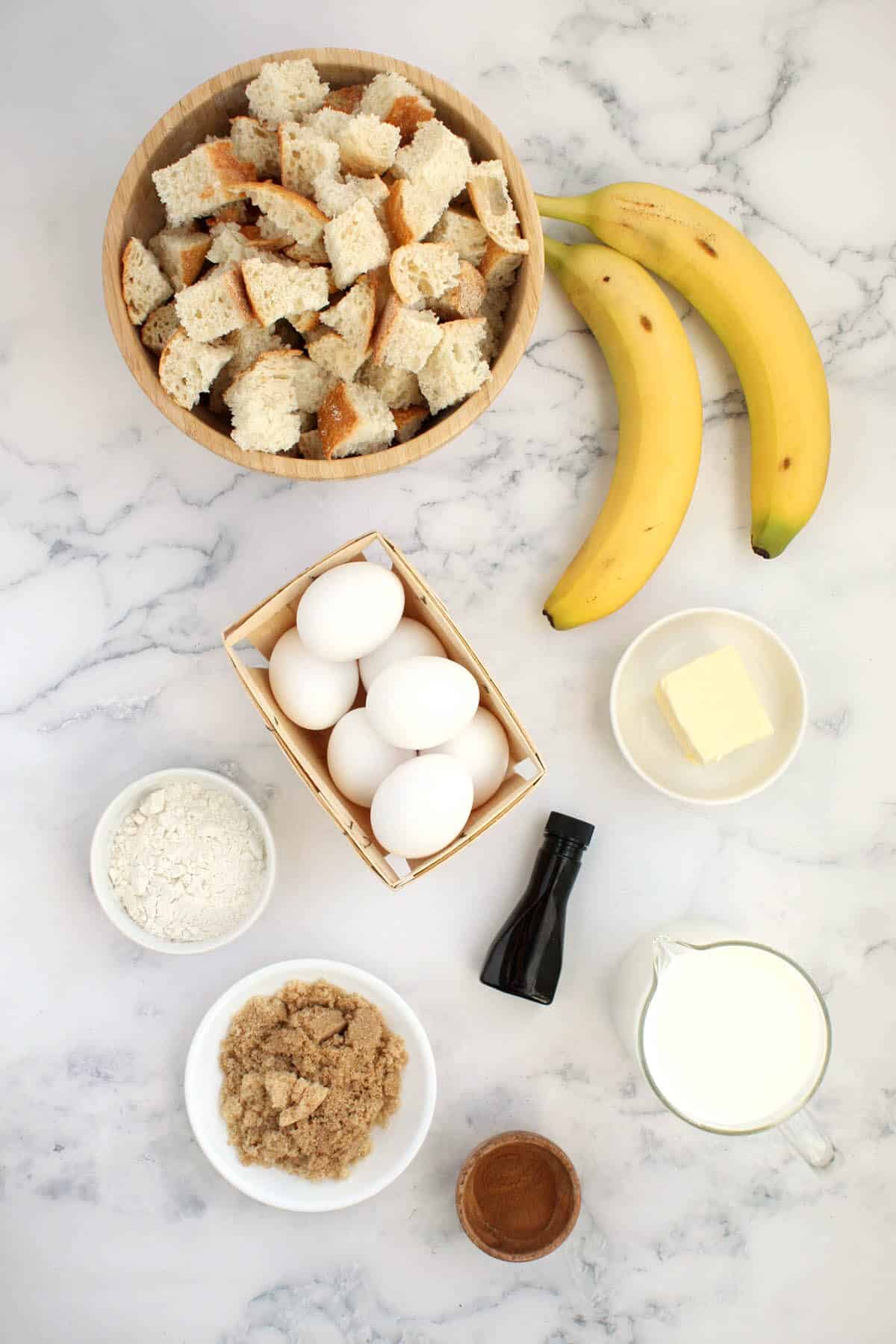 ingredients for french toast casserole