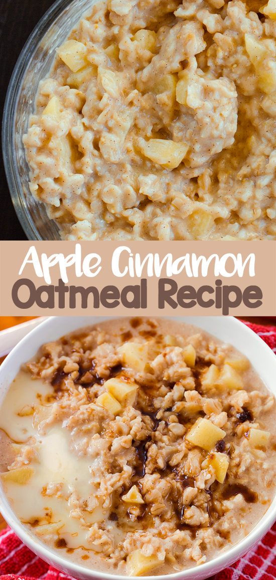 How To Make Apple Cinnamon Oatmeal