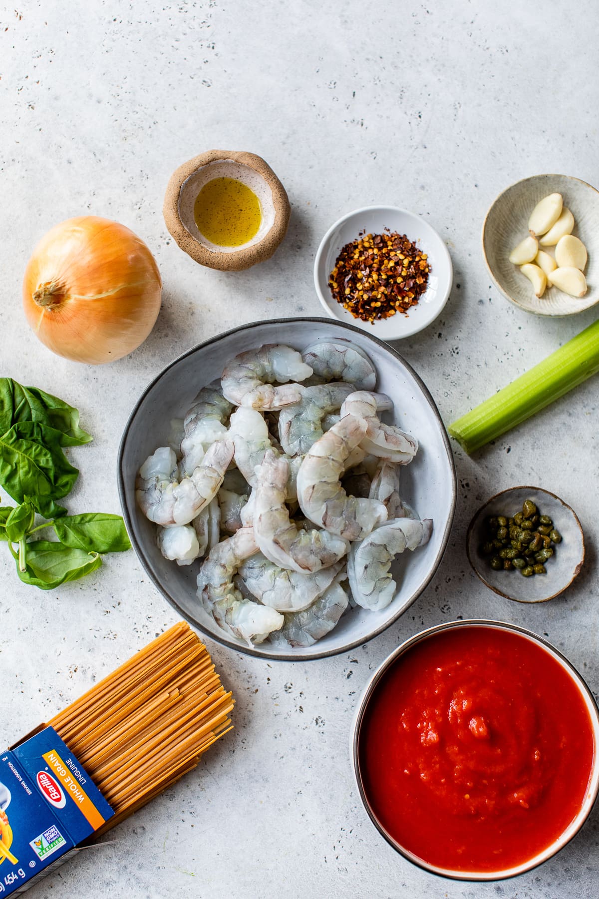 Shrimp Fra Diavolo ingredients