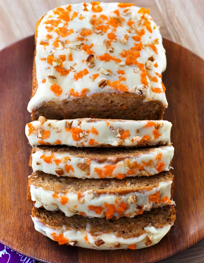 Healthy Carrot Cake Bread Recipe