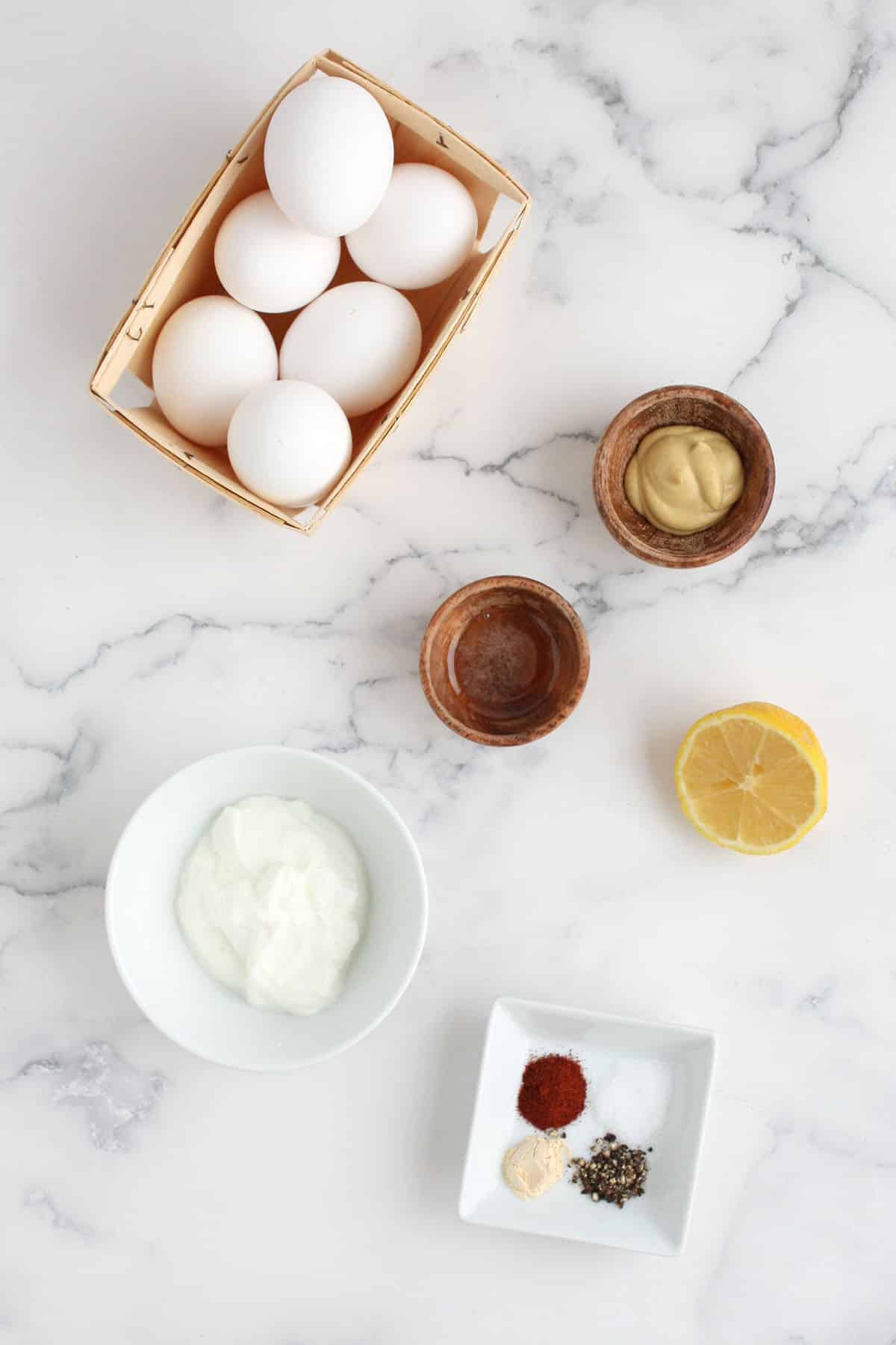 ingredients for best deviled egg recipe