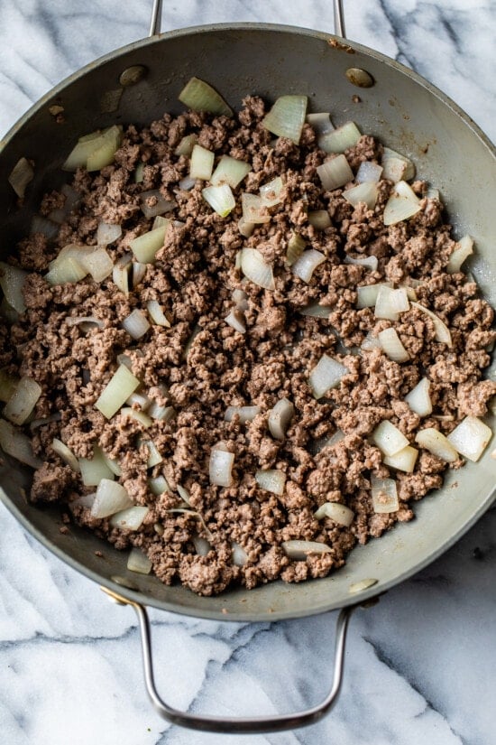 Ground Beef and onions