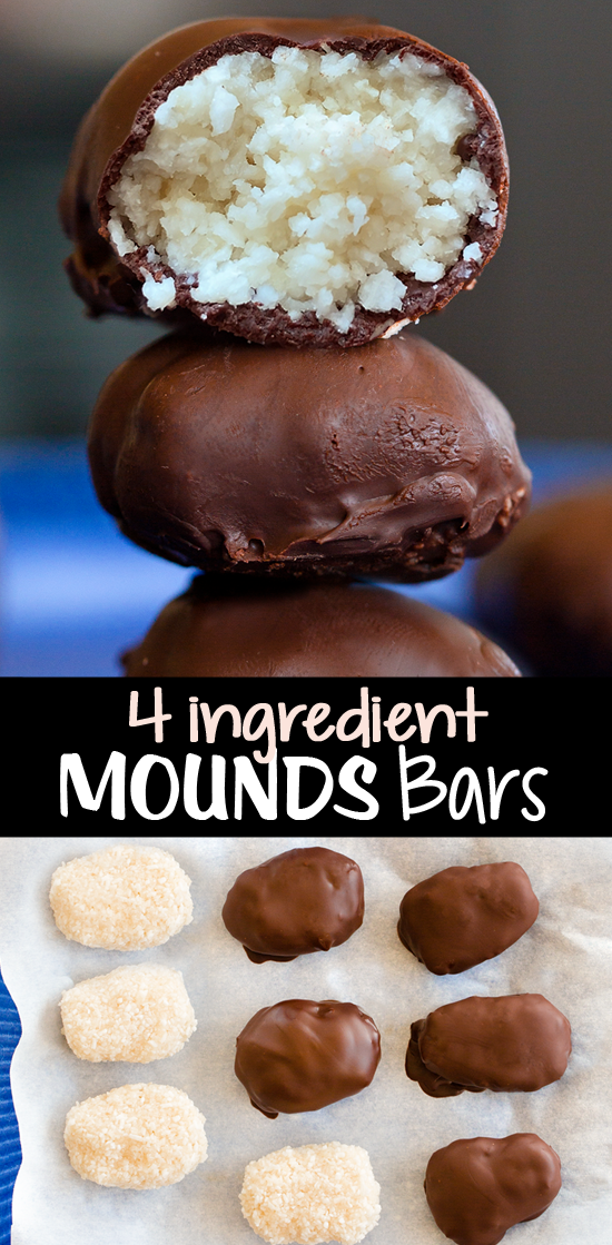 Dark Chocolate Covered Mounds Bar Recipe