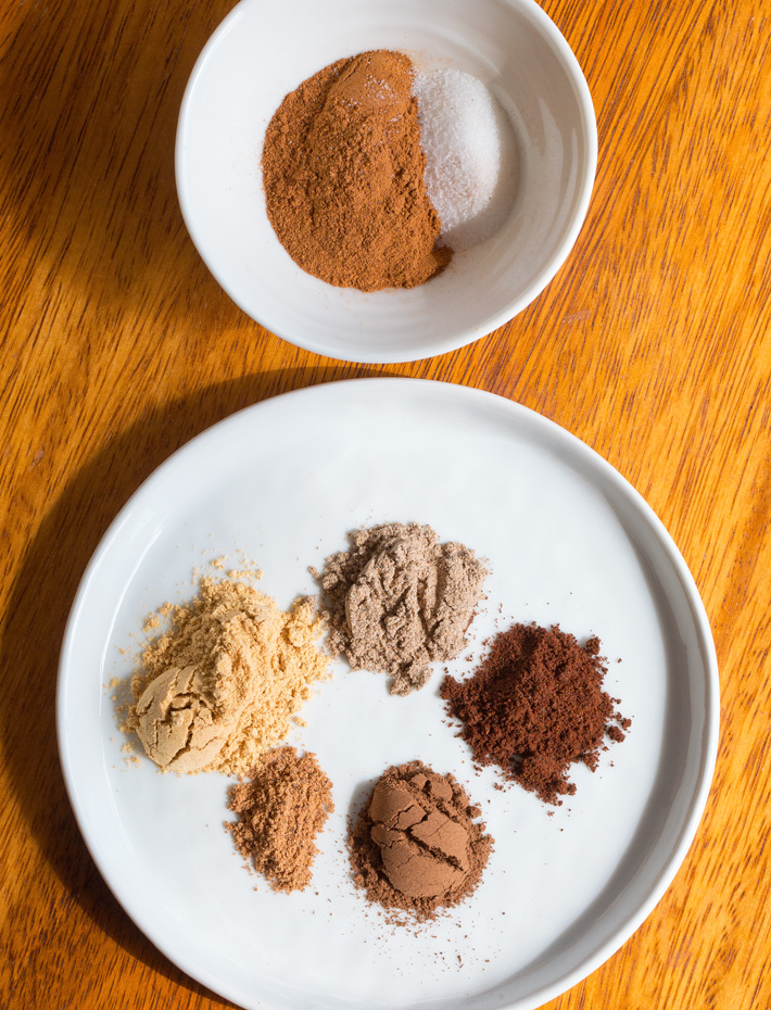 Homemade Chai Spice Cupcake Ingredients