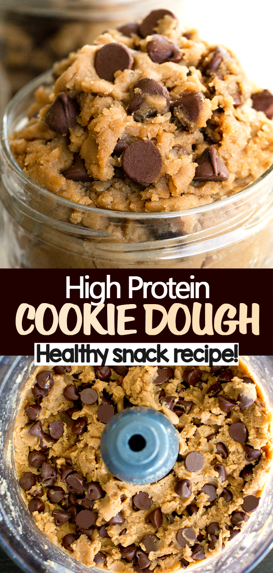 High Protein Cookie Dough Dip - Healthy Snack Recipe