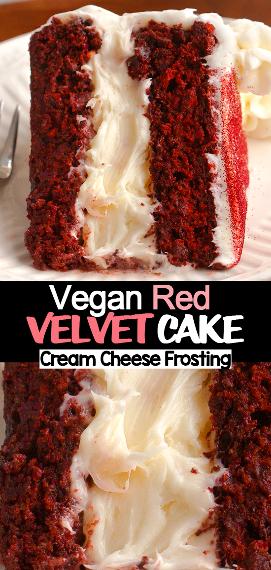 Dairy Free Red Velvet Cake Recipe (Egg Free, Plant Based)