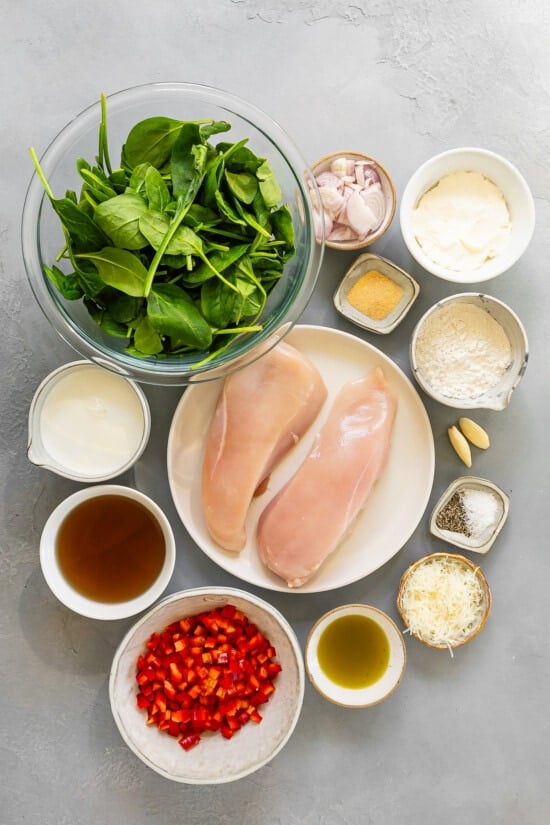 Chicken Florentine ingredients